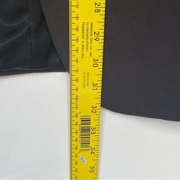 Andrew Fezza Blazer Men's 38R Black Polyester Suede Classic Stretch - Picture 9 of 10